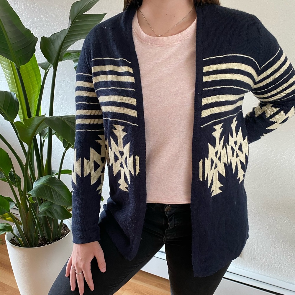S&S Boho cardigan sweater Small